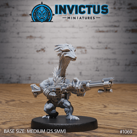 Longer Alien Miniature | B - Tabletop RPG & D&D miniature. Perfect for wargaming & collectors
