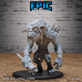 Longneck Troll Miniature | A - Tabletop RPG & D&D miniature. Perfect for wargaming & collectors