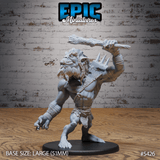 Longneck Troll Miniature | C - Tabletop RPG & D&D miniature. Perfect for wargaming & collectors