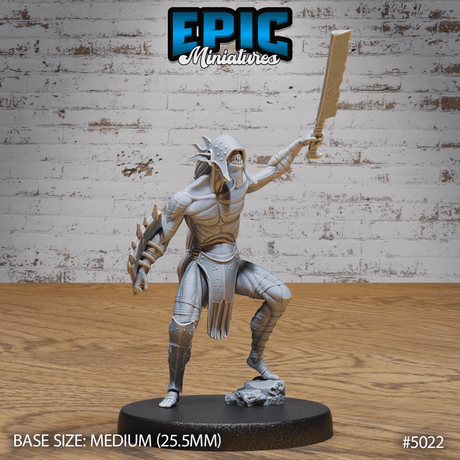 Lower Devil Warrior Miniature | C - Tabletop RPG & D&D miniature. Perfect for wargaming & collectors