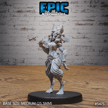 Lynx Folk Dancer Miniature | A - Tabletop RPG & D&D miniature. Perfect for wargaming & collectors