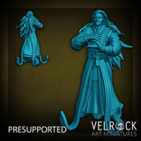 Mage Hero Player Miniature | E - Tabletop RPG & D&D miniature. Perfect for wargaming & collectors