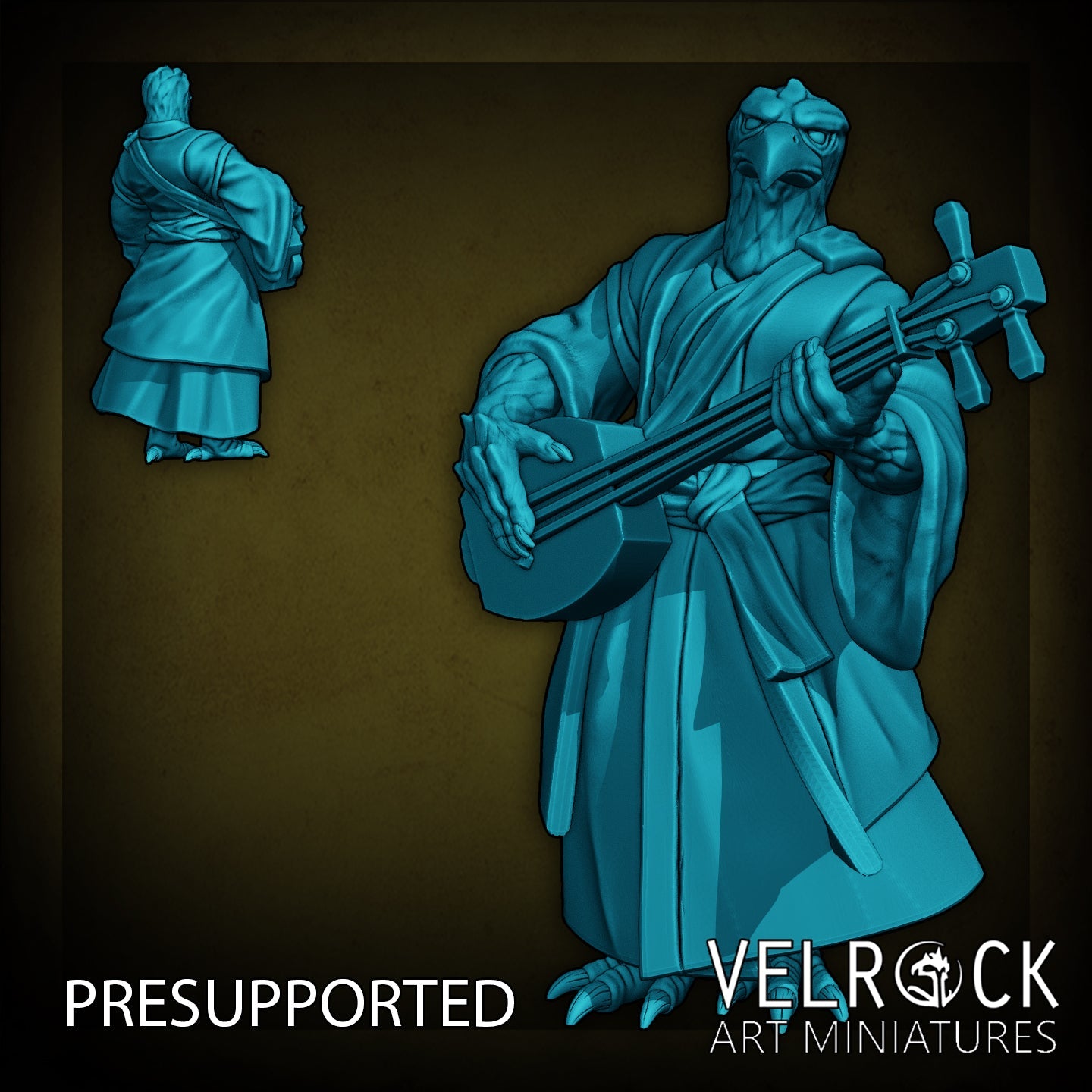 Mage Hero Player Miniature - F - 32mm