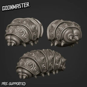 Maggot Miniature | Left - Tabletop RPG & D&D miniature. Perfect for wargaming & collectors