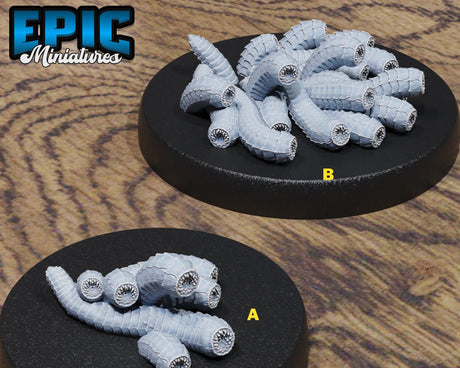Maggot Swarm Miniature | Set of 2 - Tabletop RPG & D&D miniature. Perfect for wargaming & collectors