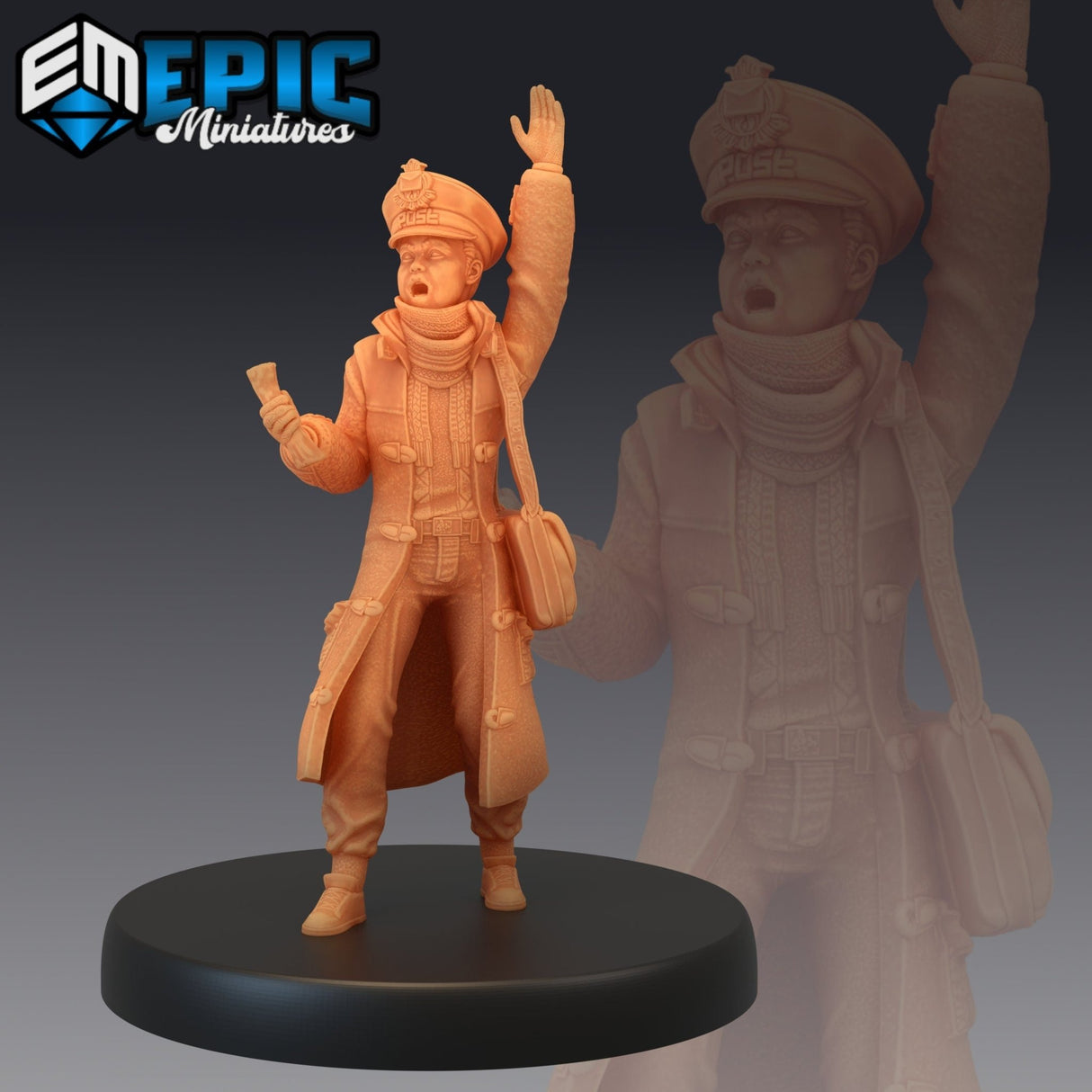 Mailboy NPC Miniature | 2118 - Tabletop RPG & D&D miniature. Perfect for wargaming & collectors