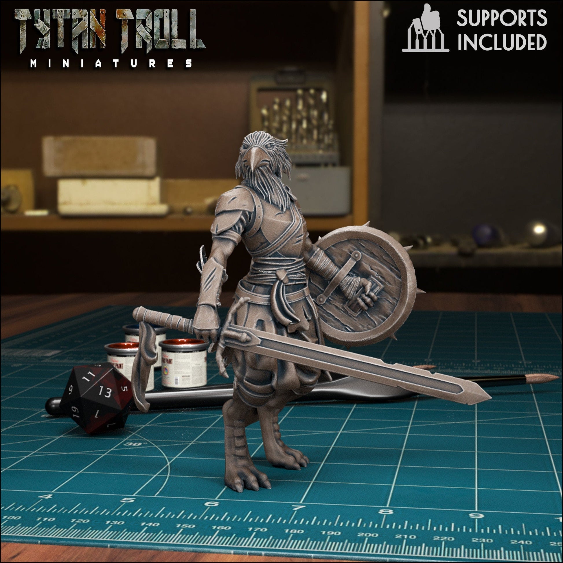 Male and Female Heros of the Races Miniature - Full Set All Models - 