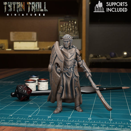 Male Heros of the Races Miniature | Elf - Tabletop RPG & D&D miniature. Perfect for wargaming & collectors