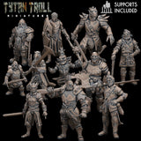 Male Heros of the Races Miniature | Full Set All Models - Tabletop RPG & D&D miniature. Perfect for wargaming & collectors