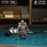Male Heros of the Races Miniature | Gnome - Tabletop RPG & D&D miniature. Perfect for wargaming & collectors