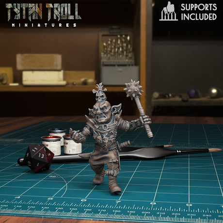 Male Heros of the Races Miniature | Goblin - Tabletop RPG & D&D miniature. Perfect for wargaming & collectors