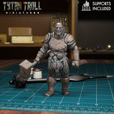 Male Heros of the Races Miniature | Goliath - Tabletop RPG & D&D miniature. Perfect for wargaming & collectors