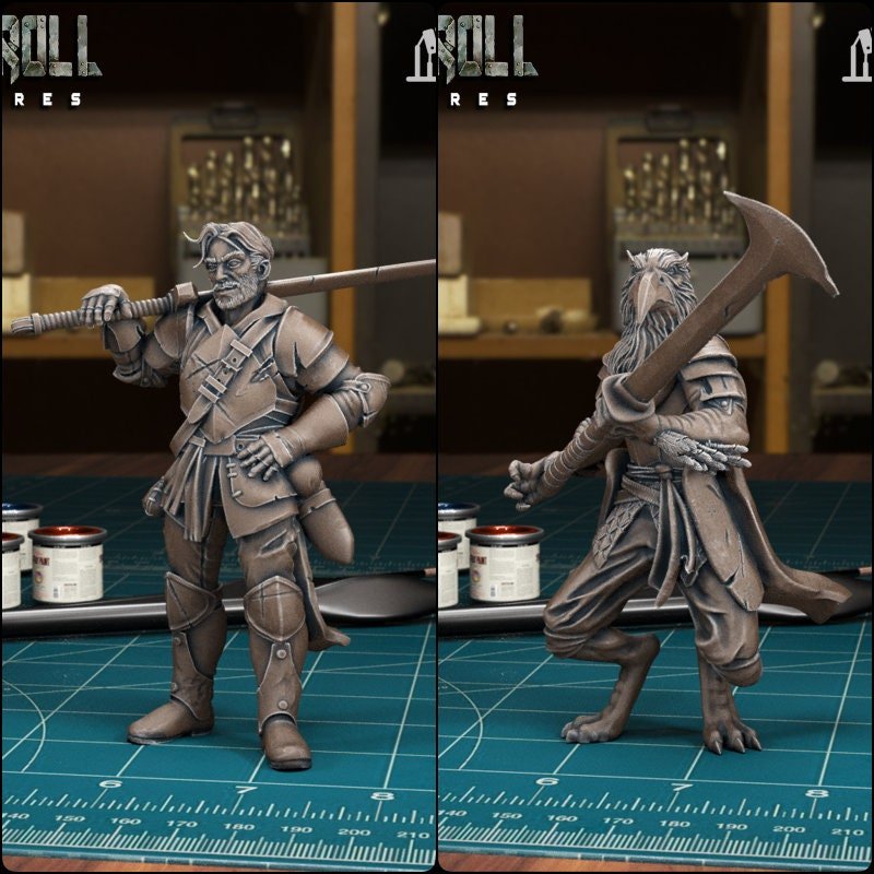 Male Heros of the Races Miniature - Human - 32mm