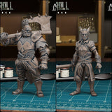 Male Heros of the Races Miniature | Orc - Tabletop RPG & D&D miniature. Perfect for wargaming & collectors