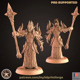 Male Highelf Wizard Miniature | A - Tabletop RPG & D&D miniature. Perfect for wargaming & collectors