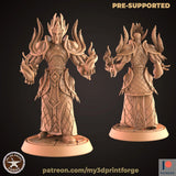 Male Highelf Wizard Miniature | B - Tabletop RPG & D&D miniature. Perfect for wargaming & collectors