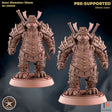 Male Panda Folk Royal Warrior Miniature | Set of 2 - Tabletop RPG & D&D miniature. Perfect for wargaming & collectors