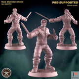 Male Town Folk Thief Miniature | B - Tabletop RPG & D&D miniature. Perfect for wargaming & collectors