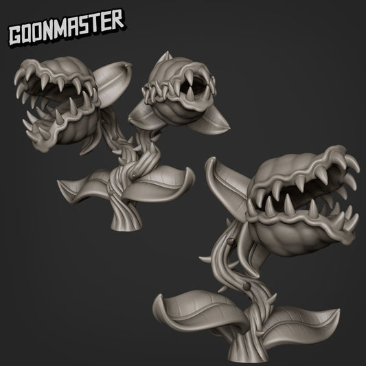 Man Eating Plant Miniature - Set of 2 - 28mm