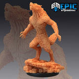 Man wolf Miniature | E0187 - Tabletop RPG & D&D miniature. Perfect for wargaming & collectors