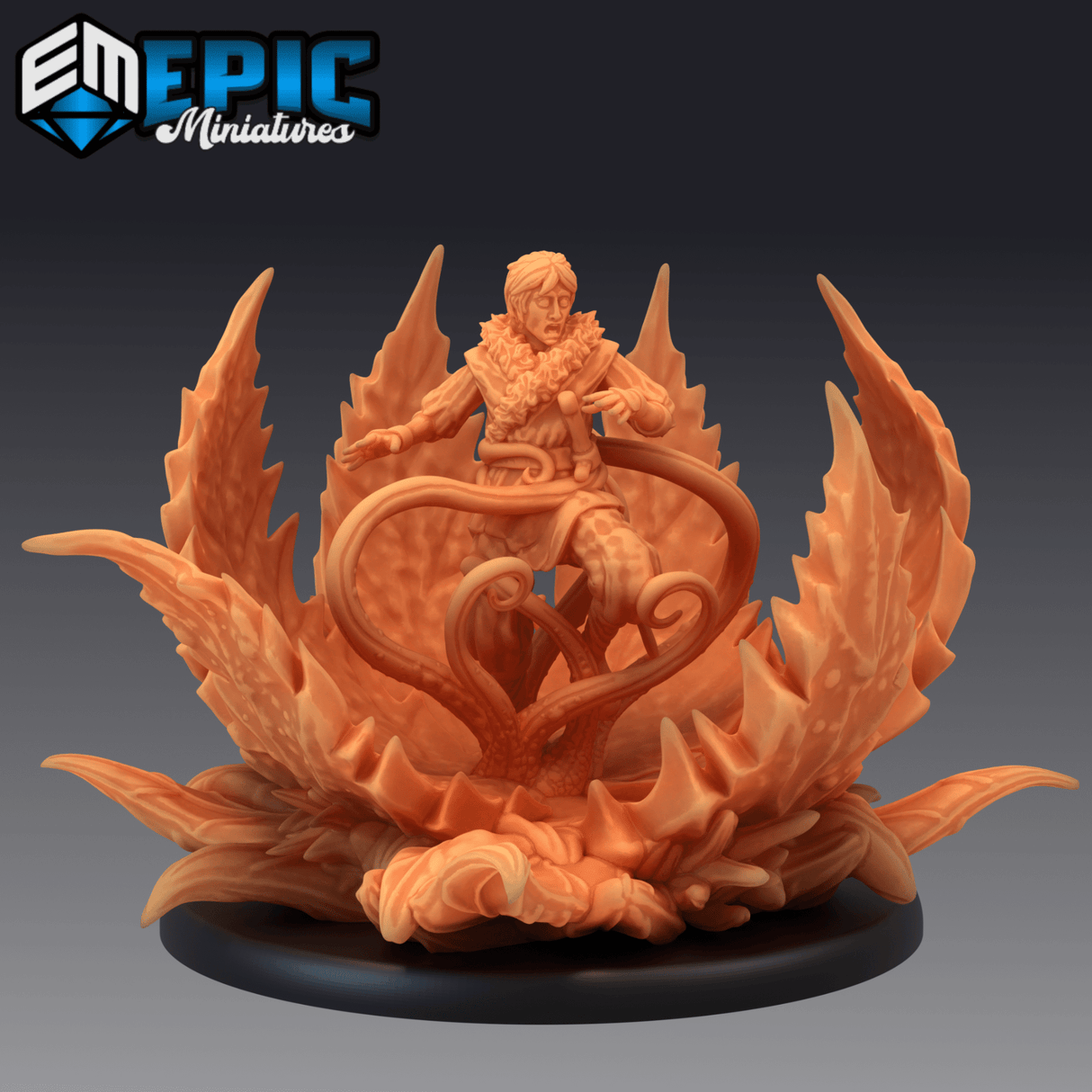 Mantrap Miniature Plant Model | B - Tabletop RPG & D&D miniature. Perfect for wargaming & collectors