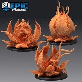 Mantrap Miniature Plant Model | Set of 3 - Tabletop RPG & D&D miniature. Perfect for wargaming & collectors