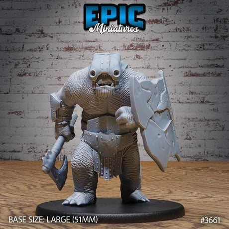 Marauder Troll Miniature | 3661 - Tabletop RPG & D&D miniature. Perfect for wargaming & collectors