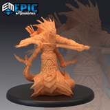 Marsh Naga Miniature | C - Tabletop RPG & D&D miniature. Perfect for wargaming & collectors