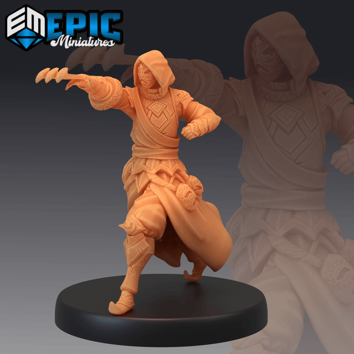 Assassin Miniatures Masked Assassin Miniature - Set of 3 - 28mm – Ottsworkshop