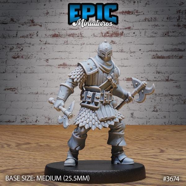 Masked Bandit, Nordic Warriors Miniature - 3674 - 32mm