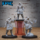 Masked Bandit, Nordic Warriors Miniatures set | Full Set All Models - Tabletop RPG & D&D miniature. Perfect for wargaming & collectors