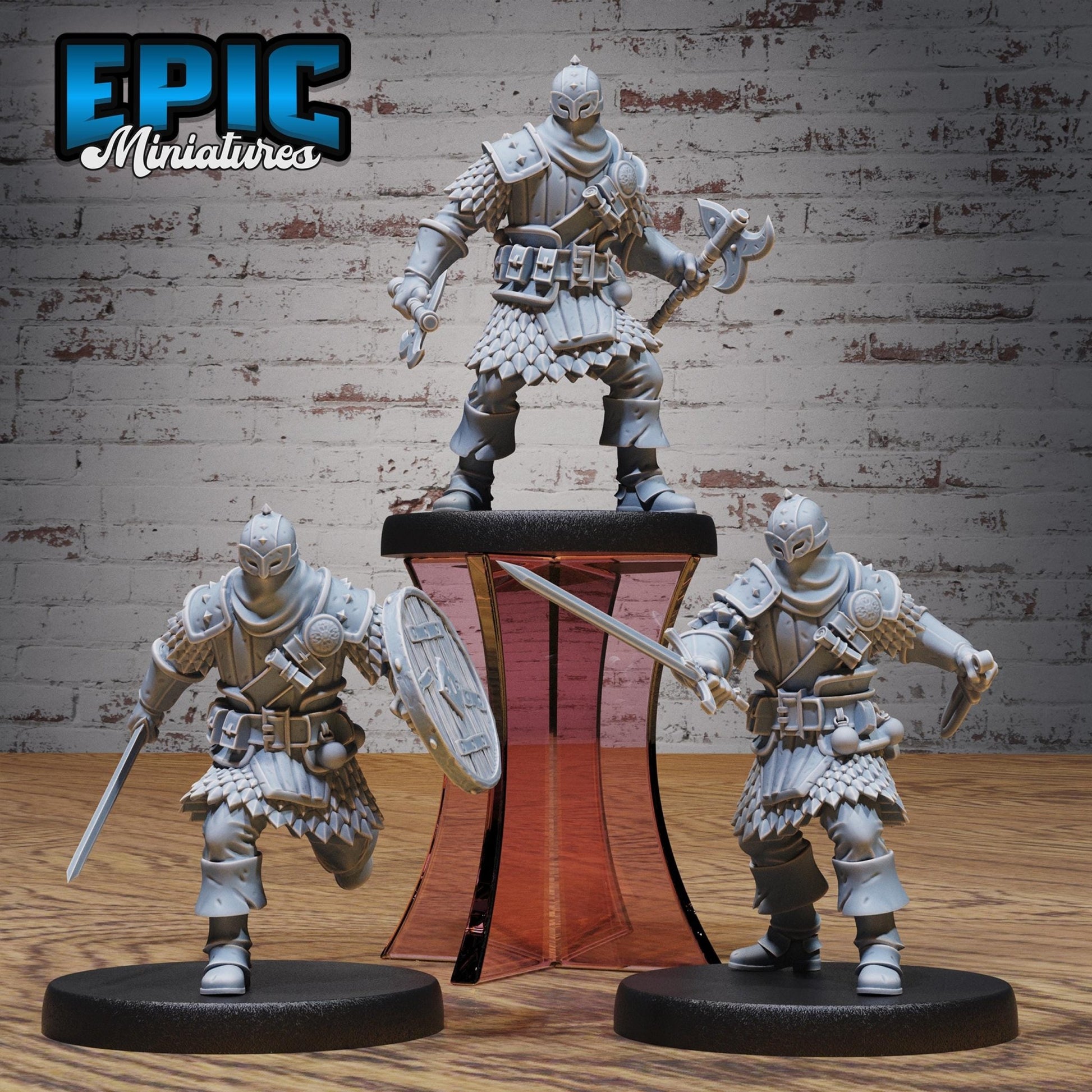 Masked Bandit, Nordic Warriors Miniature - Full Set All Models - 32mm