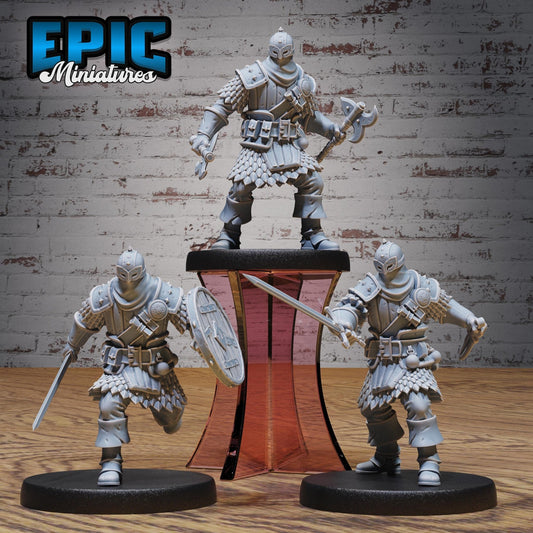 Masked Bandit, Nordic Warriors Miniature - Full Set All Models - 32mm