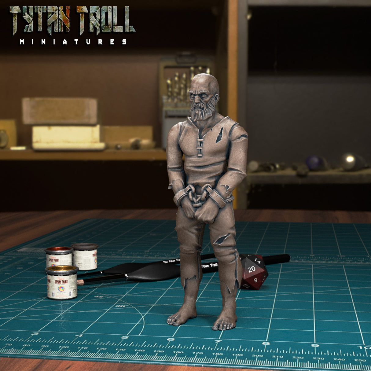 prisoner Bundle Miniature | B - Tabletop RPG & D&D miniature. Perfect for wargaming & collectors