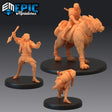 Masked Hunter Miniature | Set of 3 - Tabletop RPG & D&D miniature. Perfect for wargaming & collectors
