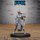 Masked Kunoichi Miniature | A - Tabletop RPG & D&D miniature. Perfect for wargaming & collectors