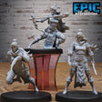 Masked Kunoichi Miniature | Set of 3 - Tabletop RPG & D&D miniature. Perfect for wargaming & collectors