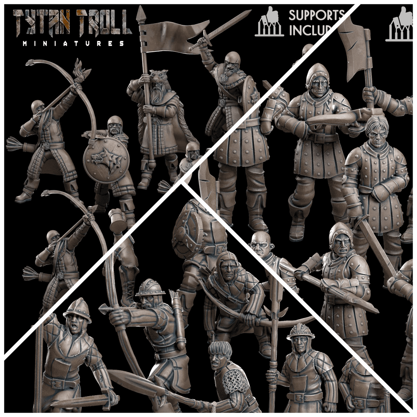Massive Guard Miniature - Full Set All Models - 28mm