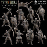 Massive Guards Miniature | Full Set All Models - Tabletop RPG & D&D miniature. Perfect for wargaming & collectors