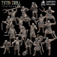 Massive Village Mob Miniature | Full Set All Models - Tabletop RPG & D&D miniature. Perfect for wargaming & collectors