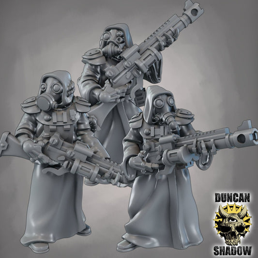 Mechanics of Mars Miniature - Set of 3 - 32mm