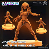 Mechico Noguchisawa Hunters Miniature | Mechico Hunter D - Tabletop RPG & D&D miniature. Perfect for wargaming & collectors