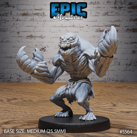 Meenlock Miniature | C - Tabletop RPG & D&D miniature. Perfect for wargaming & collectors