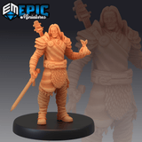 Mercenaries Miniature | A - Tabletop RPG & D&D miniature. Perfect for wargaming & collectors