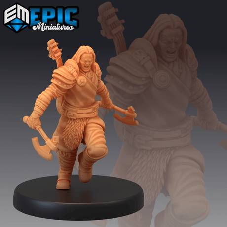 Mercenaries Miniature | B - Tabletop RPG & D&D miniature. Perfect for wargaming & collectors