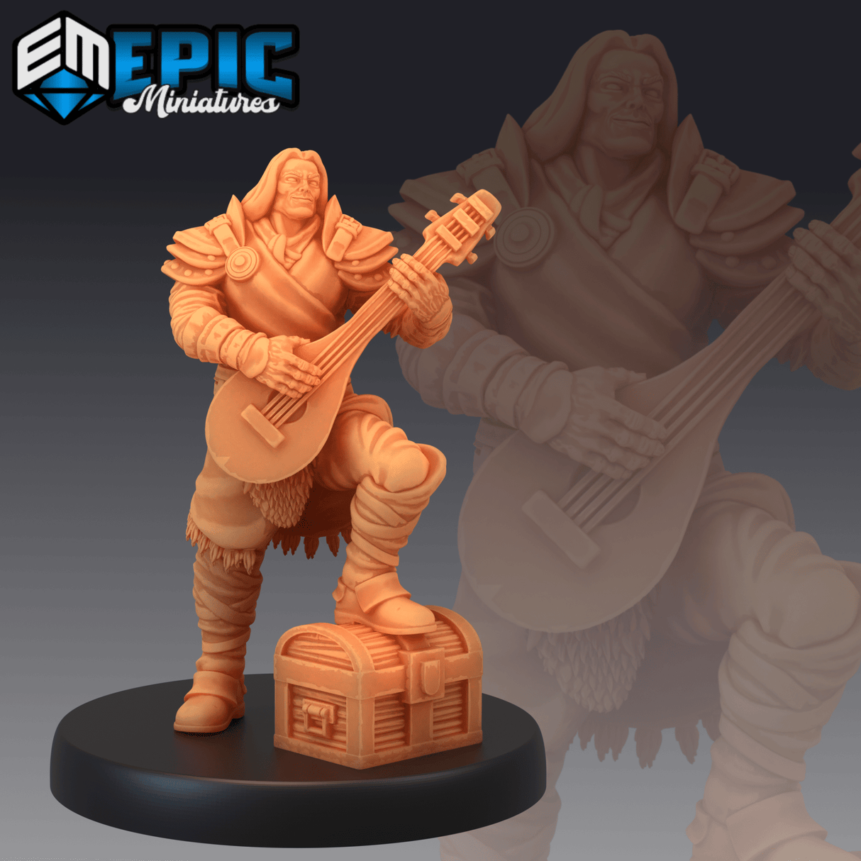 Mercenaries Miniature | D - Tabletop RPG & D&D miniature. Perfect for wargaming & collectors