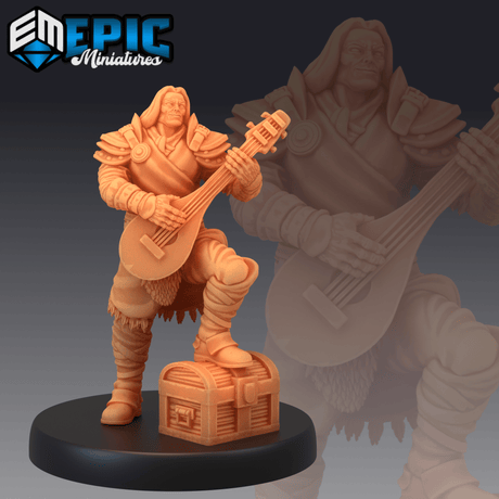 Mercenaries Miniature | D - Tabletop RPG & D&D miniature. Perfect for wargaming & collectors