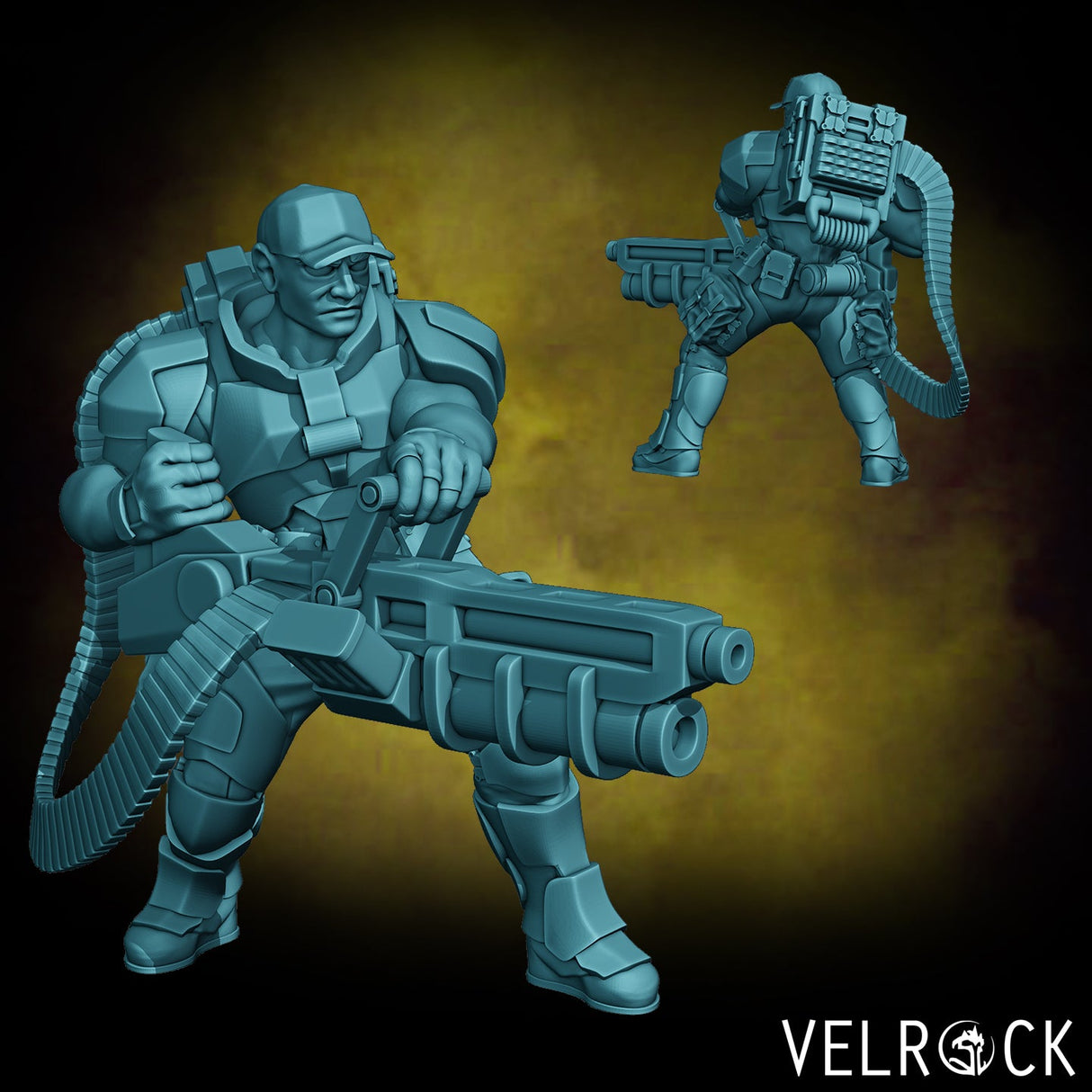 Mercenary Miniature | B - Tabletop RPG & D&D miniature. Perfect for wargaming & collectors