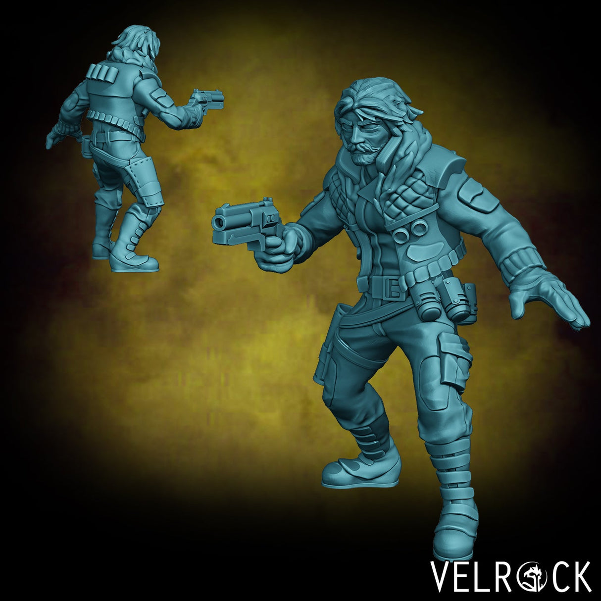 Mercenary Miniature | E - Tabletop RPG & D&D miniature. Perfect for wargaming & collectors
