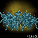 Mercenary Miniature | Set of 12 - Tabletop RPG & D&D miniature. Perfect for wargaming & collectors